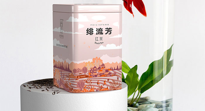 來自西北深山的玉葉茶葉包裝設(shè)計(jì)-創(chuàng)意插畫茶葉包裝設(shè)計(jì)